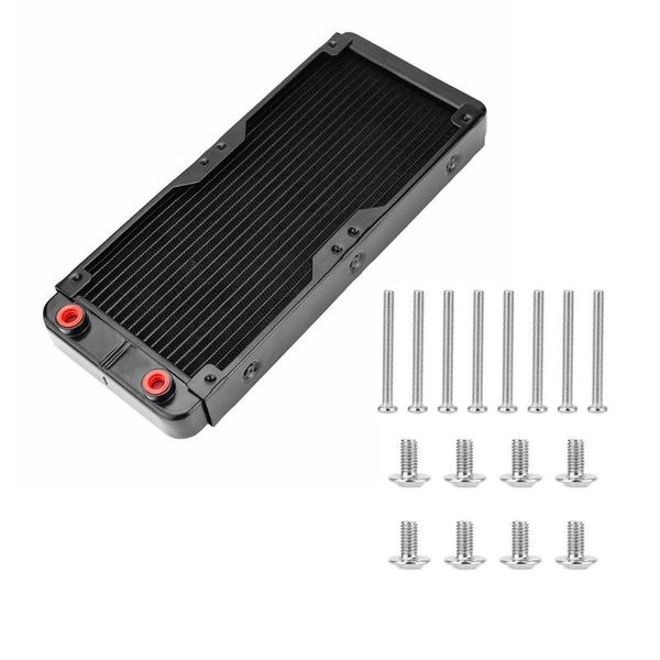 fans & coolings 240mm g1/4 interface computer water cooling heatsink cpu led aluminum heat dissipation radiator
fans & coolings 240mm g1/4 interface computer water cooling heatsink cpu led aluminum heat dissipation radiator