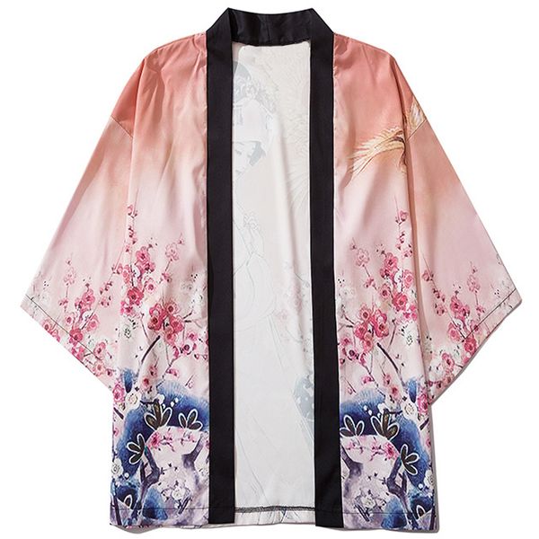 2021 new aelfric eden summer hip hop japanese kimono jacket men harajuku crane geisha print loose shirt streetwear front open coats nsgf, Black;brown
2021 new aelfric eden summer hip hop japanese kimono jacket men harajuku crane geisha print loose shirt streetwear front open coats nsgf, Black;brown