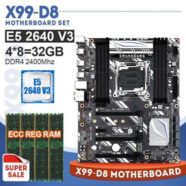 tablet pc motherboards lga 2011-3 x99 d8 motherboard set 4pcs 8gb 2400mhz ddr4 ecc reg memory with 2.6ghz 8 core e5 2640 v3 cpu nvme m.2 wif
tablet pc motherboards lga 2011-3 x99 d8 motherboard set 4pcs 8gb 2400mhz ddr4 ecc reg memory with 2.6ghz 8 core e5 2640 v3 cpu nvme m.2 wif