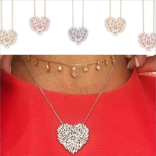 chokers 2021 arrived gold silver color baguette firework cz necklace heart charm lovely gorgeous jewelry 41+5cm extend, Golden;silver
chokers 2021 arrived gold silver color baguette firework cz necklace heart charm lovely gorgeous jewelry 41+5cm extend, Golden;silver