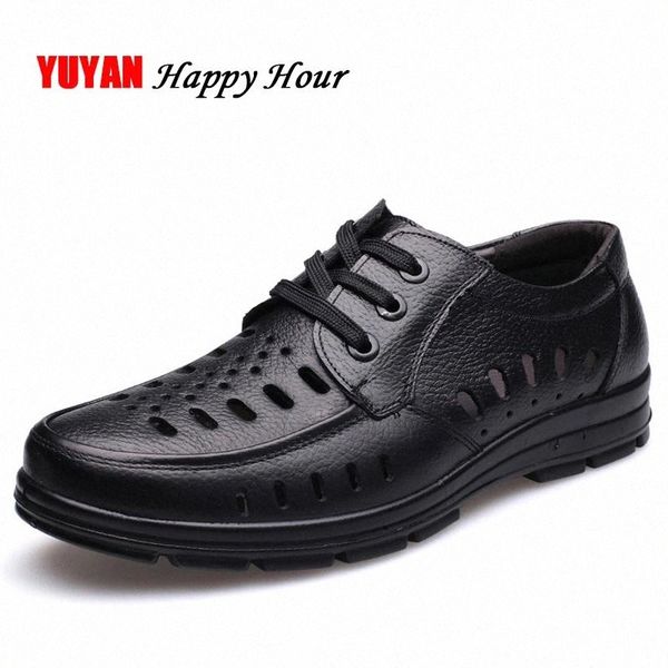 fashion genuine leather shoes men summer sandals hollow men's sandals male brand casual footwear zhk288 #469y, Black
fashion genuine leather shoes men summer sandals hollow men's sandals male brand casual footwear zhk288 #469y, Black