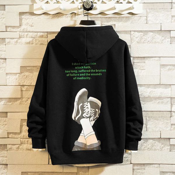 sweater men's fashion ins autumn and loose hoods winter plush trend youth students 2020 new, Black
sweater men's fashion ins autumn and loose hoods winter plush trend youth students 2020 new, Black