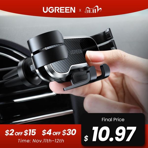 ugreen gravity car phone holder for phone in car air vent clip mount mobile holder gps stand for xs max
ugreen gravity car phone holder for phone in car air vent clip mount mobile holder gps stand for xs max