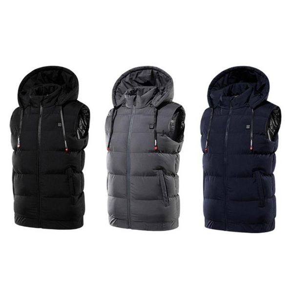 outdoor t-shirts body warmer usb sleeveless hooded electric heated vest winter thermal pad coat clothing heating physiotherapy o5u6, Gray;blue
outdoor t-shirts body warmer usb sleeveless hooded electric heated vest winter thermal pad coat clothing heating physiotherapy o5u6, Gray;blue