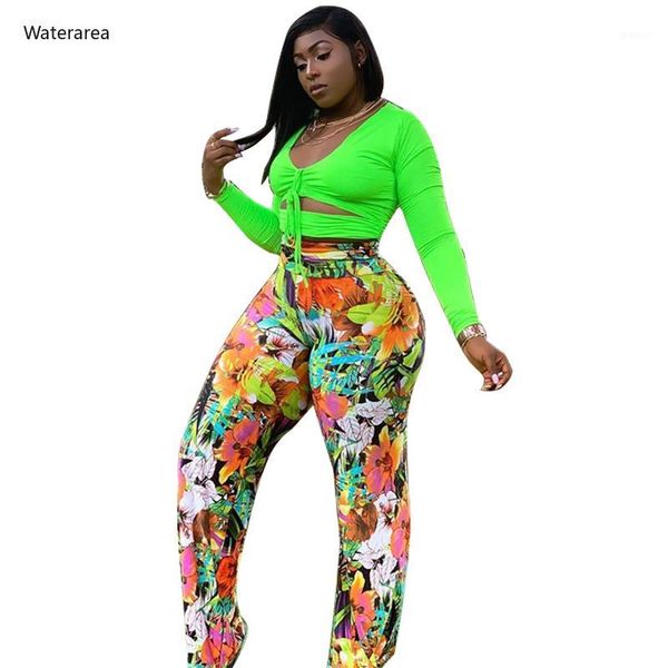 2020 plus size summer women's set ruched v-neck crop & floral print leggings sweatpants suit two piece set tracksuit outfit1, White
2020 plus size summer women's set ruched v-neck crop & floral print leggings sweatpants suit two piece set tracksuit outfit1, White