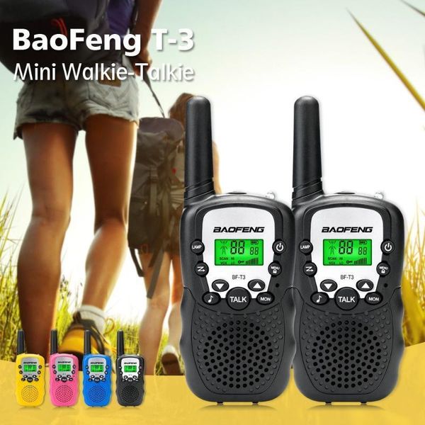 1pair baofeng bf-t3 mini children walkie talkie handy 22 channel two way radio kids 10 call tones uhf transceiver t3 communicor1
1pair baofeng bf-t3 mini children walkie talkie handy 22 channel two way radio kids 10 call tones uhf transceiver t3 communicor1