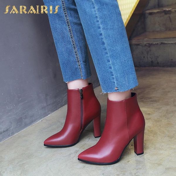 boots sarairis arrivals pointed toe office ladies woman shoes chunky high heels zip up concise spring autumn ankle boots1, Black
boots sarairis arrivals pointed toe office ladies woman shoes chunky high heels zip up concise spring autumn ankle boots1, Black