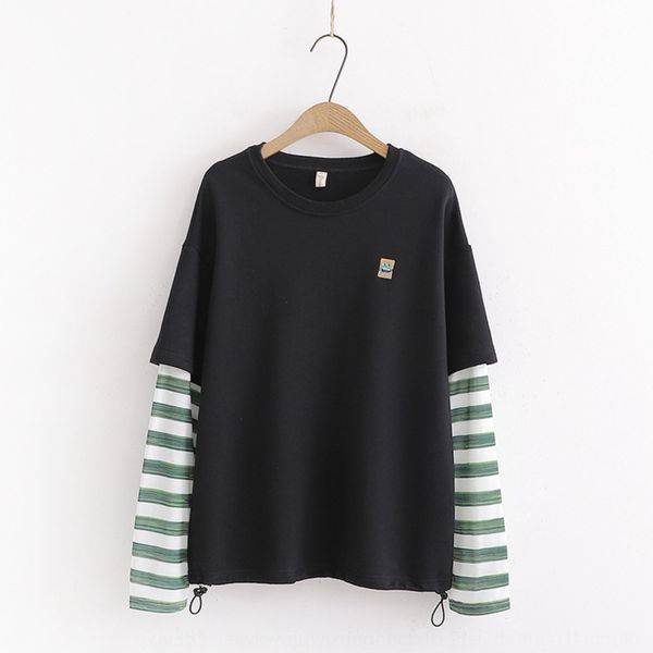 lazy wind in early autumn of 2019 fake two long sleeve t-shirts for female students to t-shirt t-shirt wear g5588 fdrm4, White
lazy wind in early autumn of 2019 fake two long sleeve t-shirts for female students to t-shirt t-shirt wear g5588 fdrm4, White
