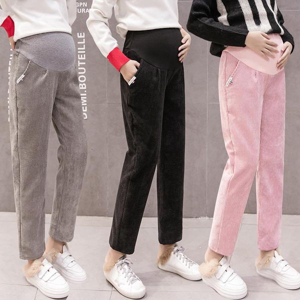 winter thick warm corduroy maternity pants belly casual pants clothes for pregnant women plus velvet pregnancy trousers, White
winter thick warm corduroy maternity pants belly casual pants clothes for pregnant women plus velvet pregnancy trousers, White