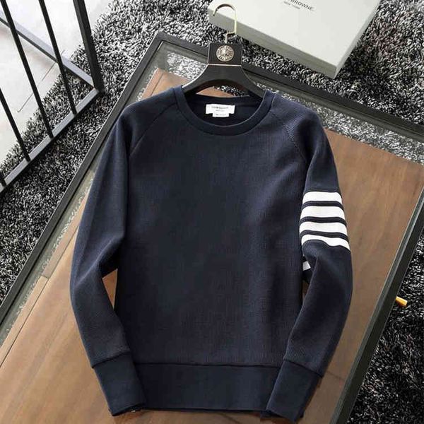 original version tb waffle sweater four bar tom brown men's long sleeve round neck cotton, Black
original version tb waffle sweater four bar tom brown men's long sleeve round neck cotton, Black