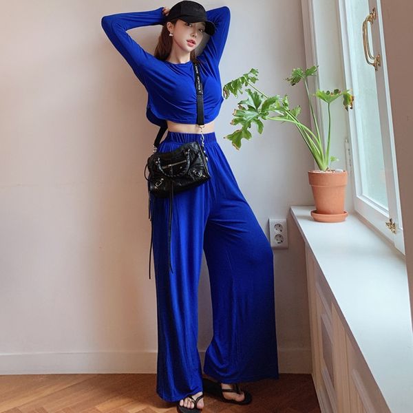 069two piece set 2020 spring new korean suit suitshort jacket pants setshort knitted casual fashion wide leg pants set thfnn, Gray
069two piece set 2020 spring new korean suit suitshort jacket pants setshort knitted casual fashion wide leg pants set thfnn, Gray