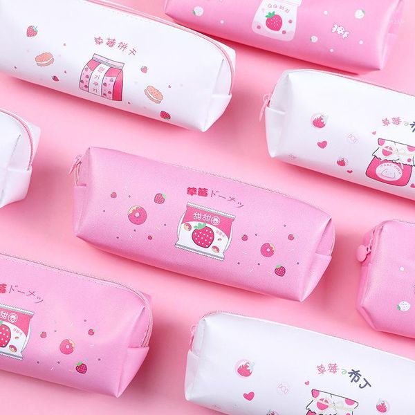 pencil bags cute strawberry biscuit pudding large capacity waterproof portable bag pouch case stationery zippered bag1
pencil bags cute strawberry biscuit pudding large capacity waterproof portable bag pouch case stationery zippered bag1