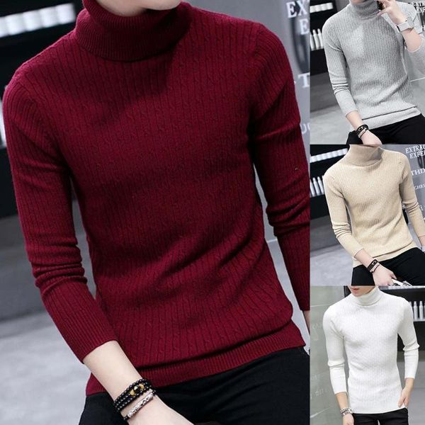 men's sweaters men thicken warm turtleneck sweater knitted pullovers solid color long sleeve pullover top, White;black
men's sweaters men thicken warm turtleneck sweater knitted pullovers solid color long sleeve pullover top, White;black