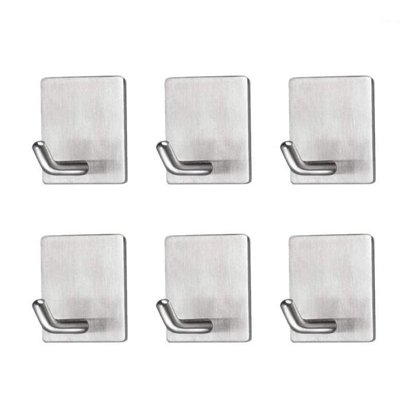 6x stainless steel strong self-adhesive stick home wall hanger hook rack holder1
6x stainless steel strong self-adhesive stick home wall hanger hook rack holder1