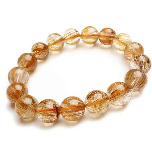 100% natural gold copper hair rutilated quartz crystal round beads fashion jewelry charm stretch bracelet women 12.5mm, Black
100% natural gold copper hair rutilated quartz crystal round beads fashion jewelry charm stretch bracelet women 12.5mm, Black