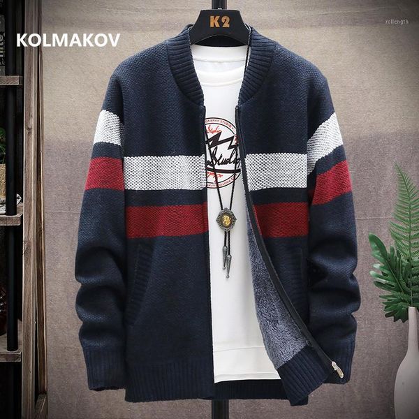 2020 winter men's knitted stripe thicken coats male sweater casual keep warm male cardigan sweaters men size -3xl1, White;black
2020 winter men's knitted stripe thicken coats male sweater casual keep warm male cardigan sweaters men size -3xl1, White;black