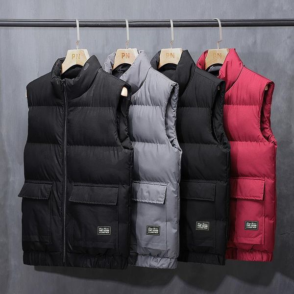 cotton vest men's coat thickened warm vest in autumn and winter men's fattening plus size loose jacket cotton padded jacket, Black;white
cotton vest men's coat thickened warm vest in autumn and winter men's fattening plus size loose jacket cotton padded jacket, Black;white