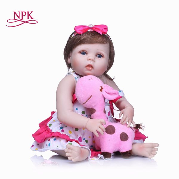 npk 22' newborn dolls lifelike reborn dolls babies full body silicone vinyl bebe christmas gift for girls realistic children toy 1011
npk 22' newborn dolls lifelike reborn dolls babies full body silicone vinyl bebe christmas gift for girls realistic children toy 1011