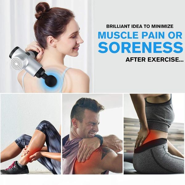 muscle massage gun sport therapy massager body relaxation pain relief slimming shaping massag 4 heads with bag
muscle massage gun sport therapy massager body relaxation pain relief slimming shaping massag 4 heads with bag