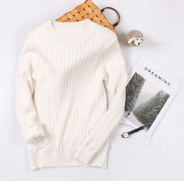 2021 new -4xl plus size thick warm velvet women basic sweater fall winter ribbed knitted pullovers black white female jumper rls0, White;black 
2021 new -4xl plus size thick warm velvet women basic sweater fall winter ribbed knitted pullovers black white female jumper rls0, White;black