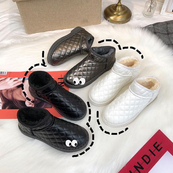 snow boots for women women's shoes autumn flat heel round toe winter footwear boots-women luxury designer low heels, Black
snow boots for women women's shoes autumn flat heel round toe winter footwear boots-women luxury designer low heels, Black