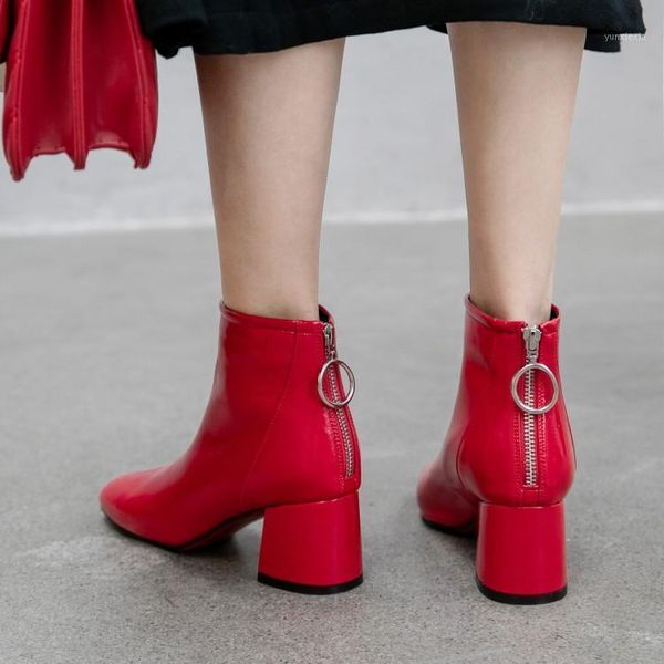 pxelena back zip fashion women ankle boots 2020 autumn winter chunky block high heels office lady party daily shoes plus size 431, Black
pxelena back zip fashion women ankle boots 2020 autumn winter chunky block high heels office lady party daily shoes plus size 431, Black