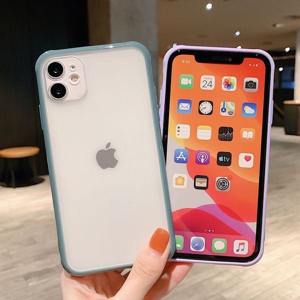10pcs shockproof matte translucent phone case for iphone 12 mini 11 pro x xr xs max 7 8 6s plus se2 camera protection back cover
10pcs shockproof matte translucent phone case for iphone 12 mini 11 pro x xr xs max 7 8 6s plus se2 camera protection back cover