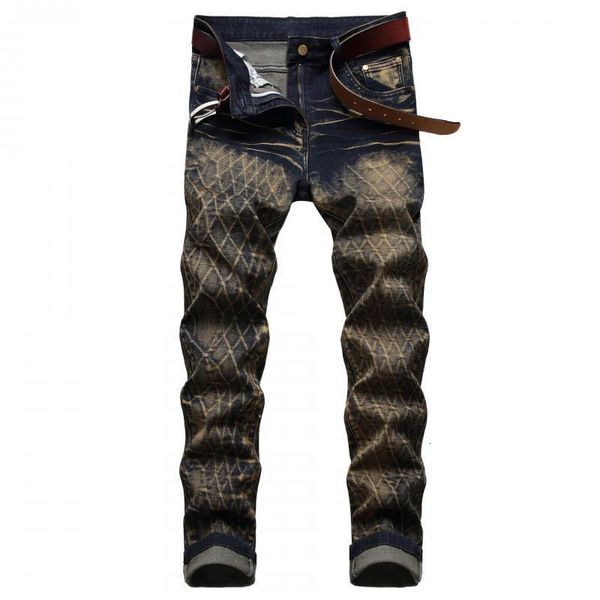 nostalgic straight pants men's old color jeans, Blue
nostalgic straight pants men's old color jeans, Blue