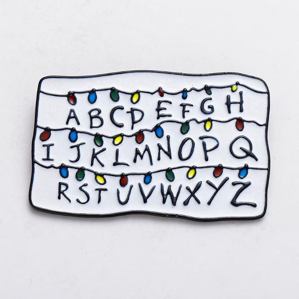 dcarzz abcd pins metal christmas brooches for women jewelry gift enamel pin badge starnger things light wall pin accessories, Gray
dcarzz abcd pins metal christmas brooches for women jewelry gift enamel pin badge starnger things light wall pin accessories, Gray