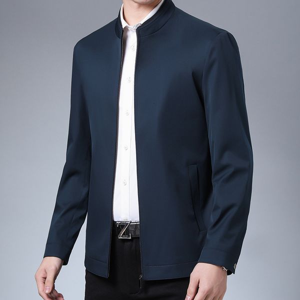 zhuo danlong's new autumn 2020 jacket stand collar casual men's coat s201, Black;brown
zhuo danlong's new autumn 2020 jacket stand collar casual men's coat s201, Black;brown