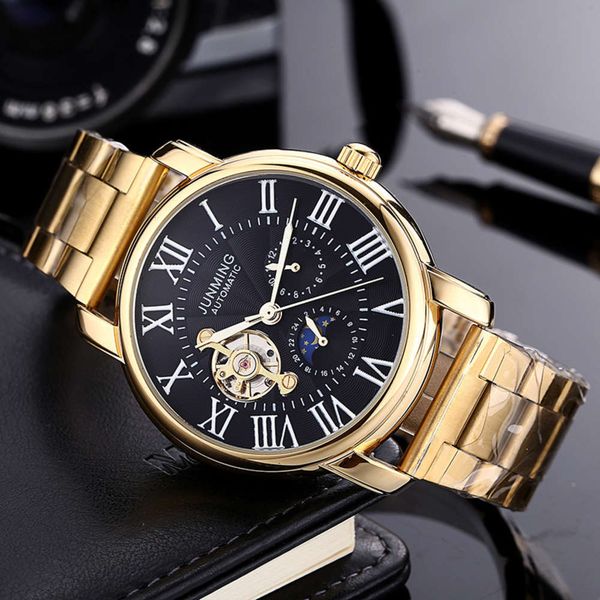 all steel belt roman character waterproof automatic mechanical three plate five pin high grade men's business watch ing
all steel belt roman character waterproof automatic mechanical three plate five pin high grade men's business watch ing