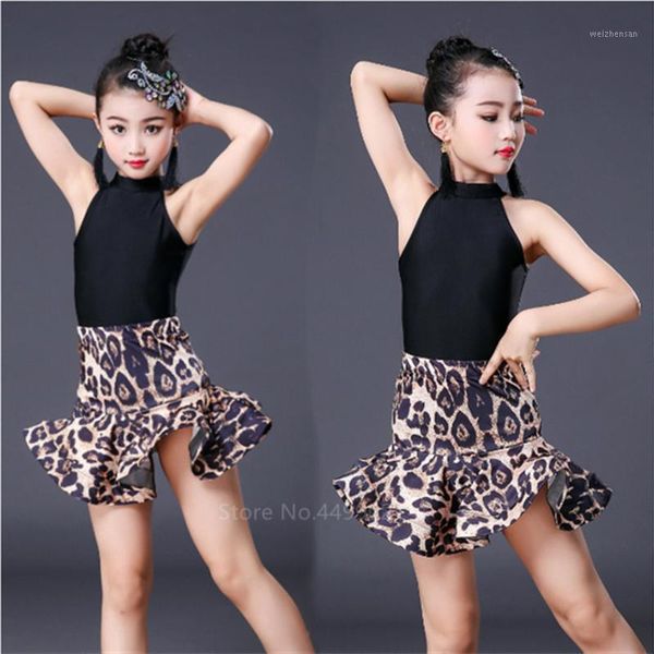leopard print girls latin dance fringe dress kids ballroom competition evening party stage performance clothing skirt set1, Black;red
leopard print girls latin dance fringe dress kids ballroom competition evening party stage performance clothing skirt set1, Black;red