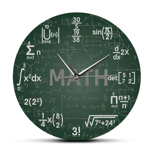 wall clocks green chalkboard math formulas clock hanging watch back to school science mathematics art decor geek gift
wall clocks green chalkboard math formulas clock hanging watch back to school science mathematics art decor geek gift