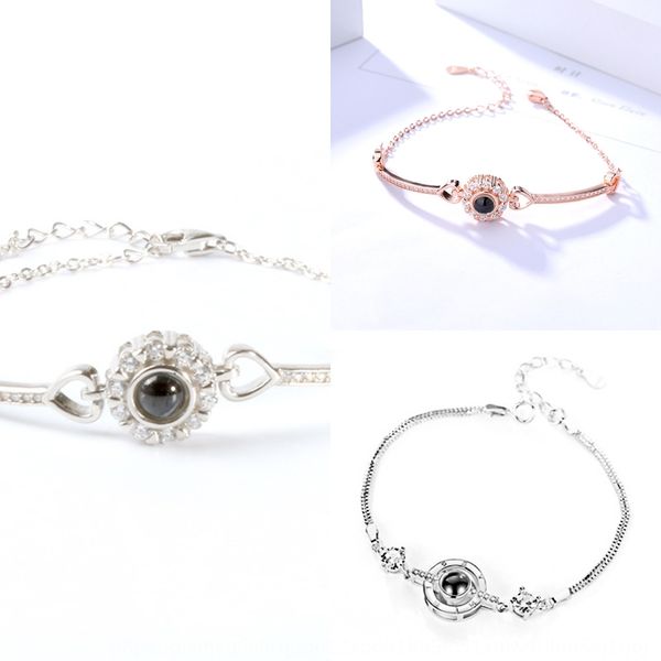s925 pure silver tiktok one hundred languages braceletdiamond bracelet i love you round diamond flower braceletlovers send bracelet girl dqj, Golden;silver
s925 pure silver tiktok one hundred languages braceletdiamond bracelet i love you round diamond flower braceletlovers send bracelet girl dqj, Golden;silver