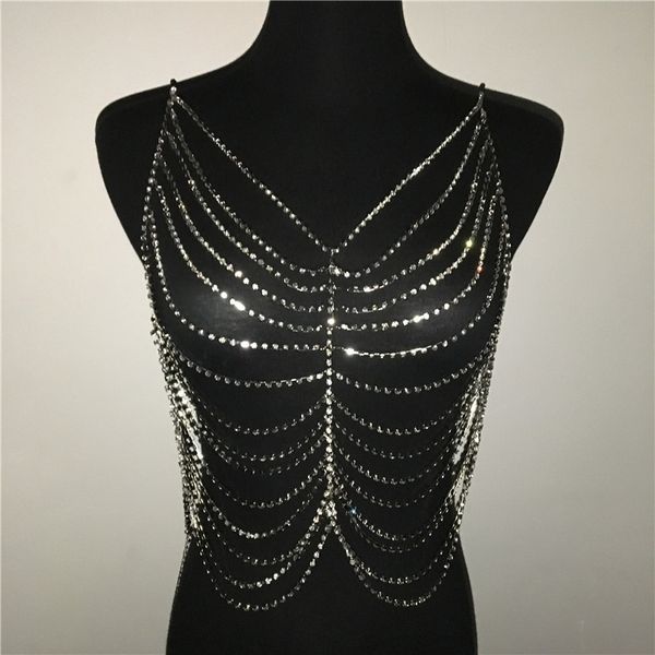 silver metal body chain hollow out see through bling rhinestone patchwork skirt body chain rave festival party body chains t200508
silver metal body chain hollow out see through bling rhinestone patchwork skirt body chain rave festival party body chains t200508
