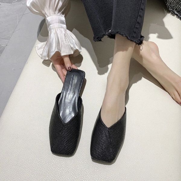 2020 women slippers female toe mules shoes women low heel slides women's casual footwear weave retro square drop shipping #j60d, Black
2020 women slippers female toe mules shoes women low heel slides women's casual footwear weave retro square drop shipping #j60d, Black
