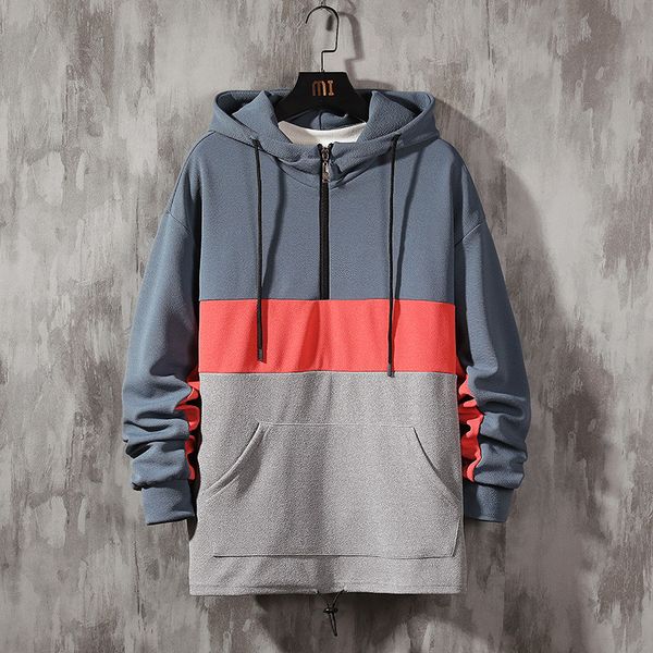 2021 new usa size fashion color block hoodies men's fit sweatshirts men hip hop streetwear patchwork hoody man clothing n3dz, Black
2021 new usa size fashion color block hoodies men's fit sweatshirts men hip hop streetwear patchwork hoody man clothing n3dz, Black