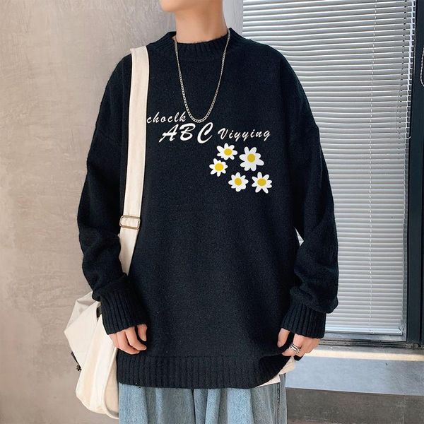 2020 fall winter trend pullover round neck korean style size loose casual trendy men's black sweater new listing, White;black
2020 fall winter trend pullover round neck korean style size loose casual trendy men's black sweater new listing, White;black