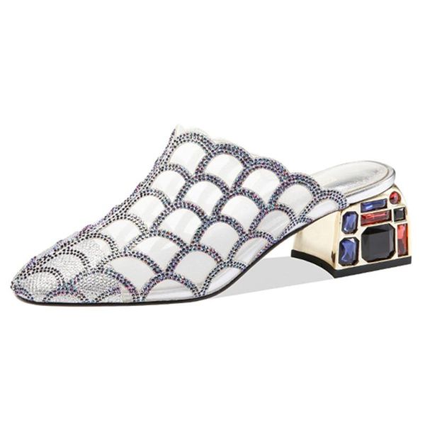 slippers blingbling genuine leather square toe crystal high heels women sandals 2021 summer fashion punk casual shoes woman, Black
slippers blingbling genuine leather square toe crystal high heels women sandals 2021 summer fashion punk casual shoes woman, Black