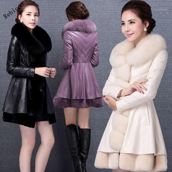 autumn and winter women leather parkas coat jacket slim korean long hoody leather cotton jacket thicken pu1, Black
autumn and winter women leather parkas coat jacket slim korean long hoody leather cotton jacket thicken pu1, Black