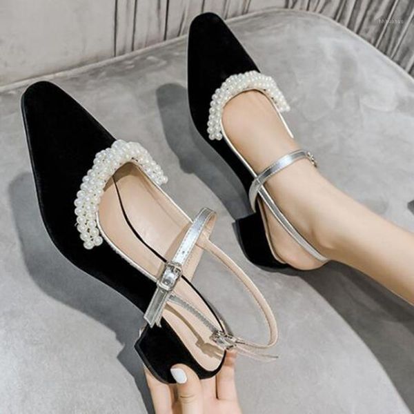 sandals summer women pearl baotou thick heel vintage square toe fashion mary jane single shoes ladies sh4351, Black
sandals summer women pearl baotou thick heel vintage square toe fashion mary jane single shoes ladies sh4351, Black