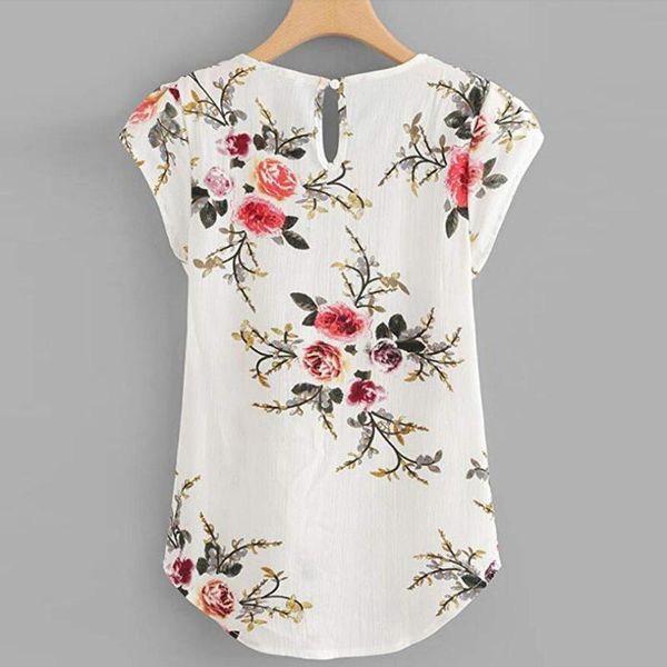 summer fashion blouse pullover ladies floral print o-neck tee women short sleeve shirt blusas feminina clothing female jg3, White
summer fashion blouse pullover ladies floral print o-neck tee women short sleeve shirt blusas feminina clothing female jg3, White