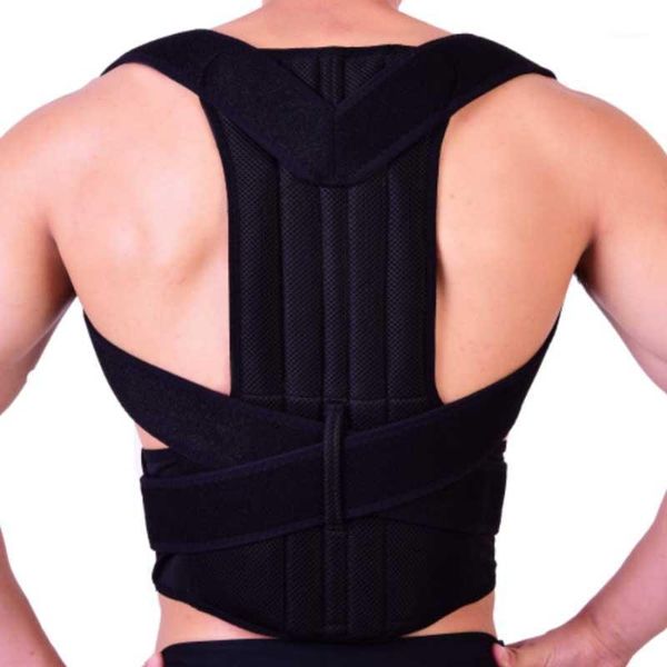 back support adjustable posture corrector brace trainer clavicle lower and upper pain relive1, Black;blue
back support adjustable posture corrector brace trainer clavicle lower and upper pain relive1, Black;blue
