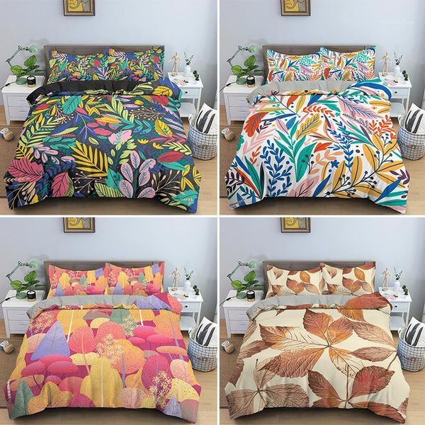 colorful leaves printing bedding sets plants design single double duvet quilt blanket cover set bedclothes with pillowcase1
colorful leaves printing bedding sets plants design single double duvet quilt blanket cover set bedclothes with pillowcase1