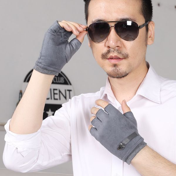 vip. fingerless driving suede leather black grey half finger men elastic outdoor bike mittens winter warm gloves, Blue;gray
vip. fingerless driving suede leather black grey half finger men elastic outdoor bike mittens winter warm gloves, Blue;gray