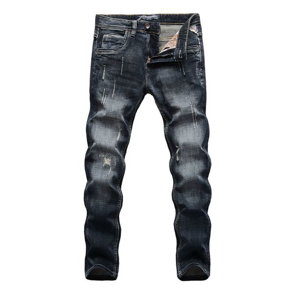 2021 new new stylish designer fashion men black streetwear wear fine fit buttons classic jeans, Blue
2021 new new stylish designer fashion men black streetwear wear fine fit buttons classic jeans, Blue