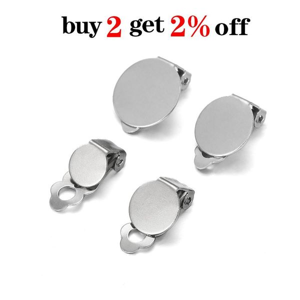 10pcs 8 10 12 14mm stainless steel round flat ear clip base cabochon bezel tray earrings clips for diy jewelry makings h jllntc, White
10pcs 8 10 12 14mm stainless steel round flat ear clip base cabochon bezel tray earrings clips for diy jewelry makings h jllntc, White