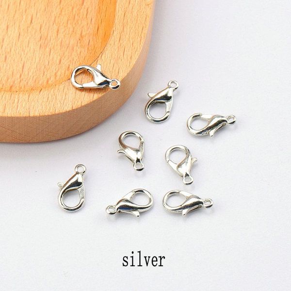 100pcs 10/12/14/16mm gold sliver color metal lobster clasps hooks metal connectors for jewelry making diy, necklace accessories jllram
100pcs 10/12/14/16mm gold sliver color metal lobster clasps hooks metal connectors for jewelry making diy, necklace accessories jllram