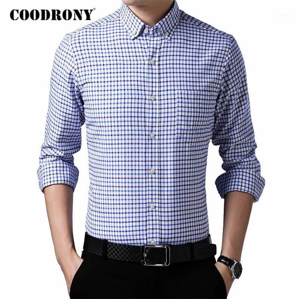 coodrony brand hight quality cotton shirt men spring autumn casual long sleeve mens shirts fashion plaid clothing pocket c60731, White;black
coodrony brand hight quality cotton shirt men spring autumn casual long sleeve mens shirts fashion plaid clothing pocket c60731, White;black