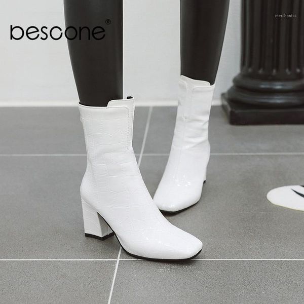 bescone handamde women mid-calf boots pointed toe zipper square heel shoes winter warm .3 cm high heel ladies boots bm2181, Black
bescone handamde women mid-calf boots pointed toe zipper square heel shoes winter warm .3 cm high heel ladies boots bm2181, Black